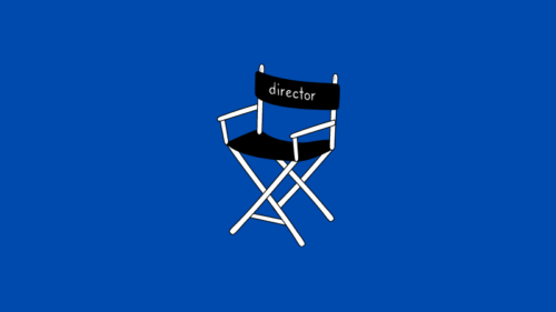 Director chair illustration for gifts